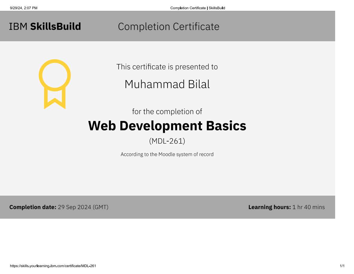 Web Development Basics