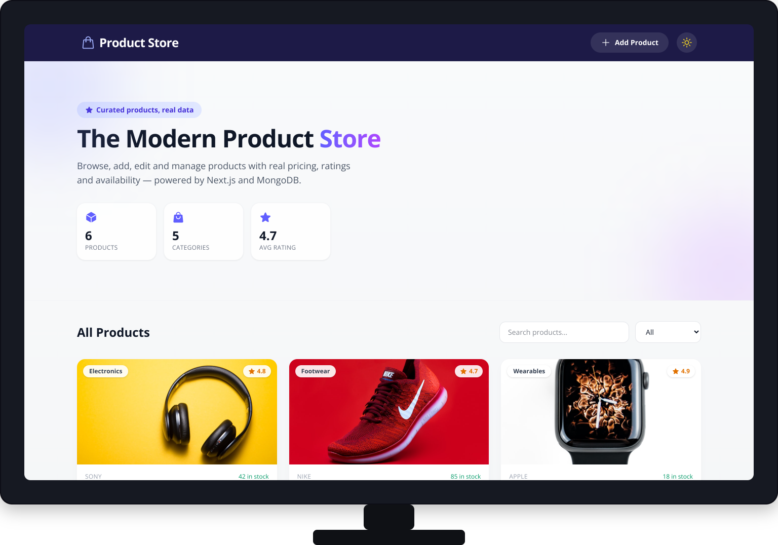 Product Store